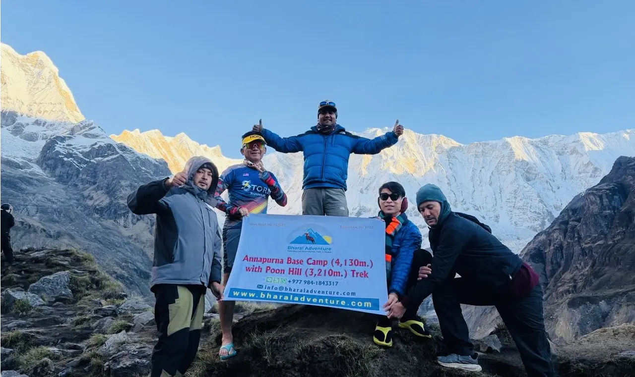 Annapurna Base Camp Trek return by heli