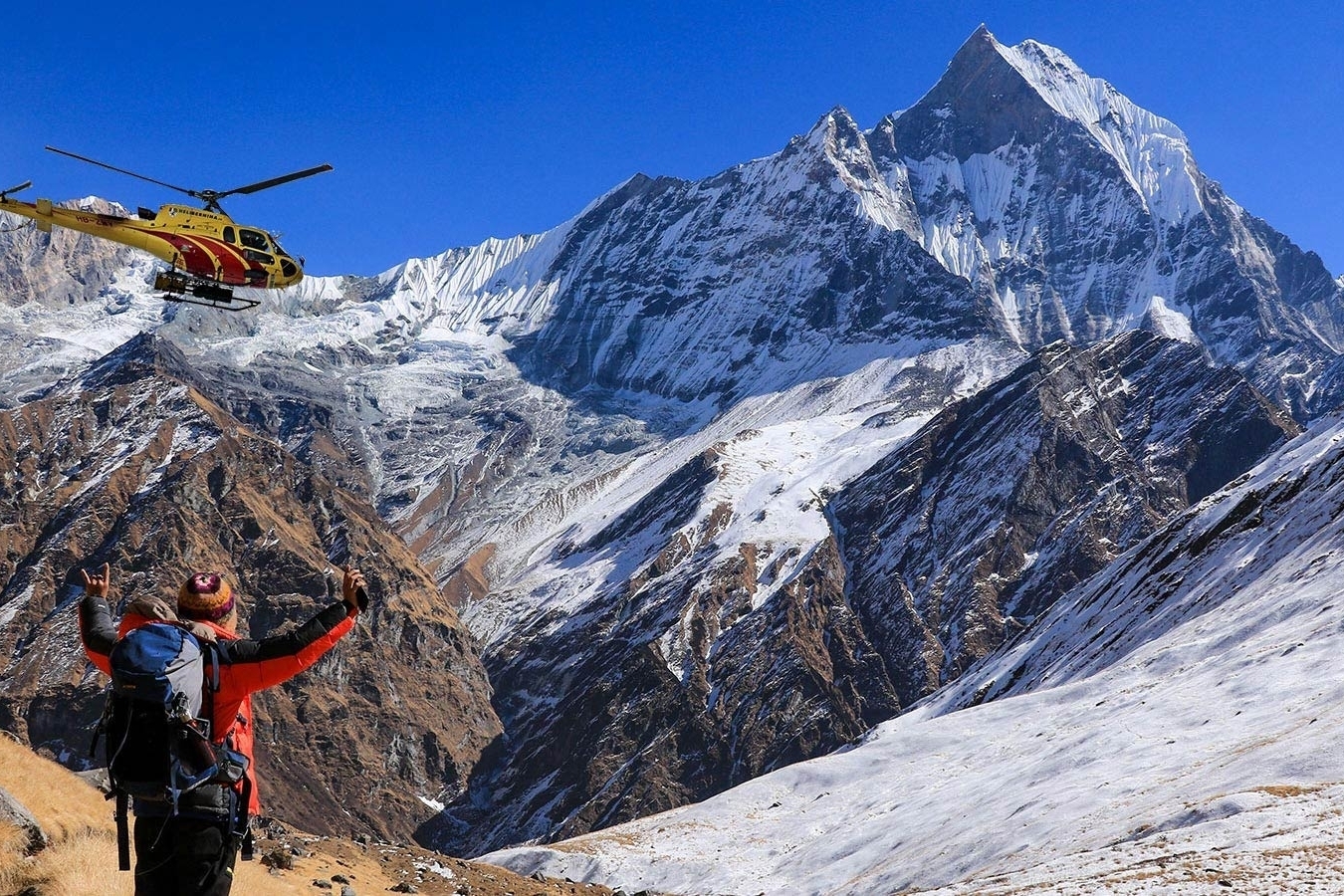 Annapurna Base Camp Trek return by Heli